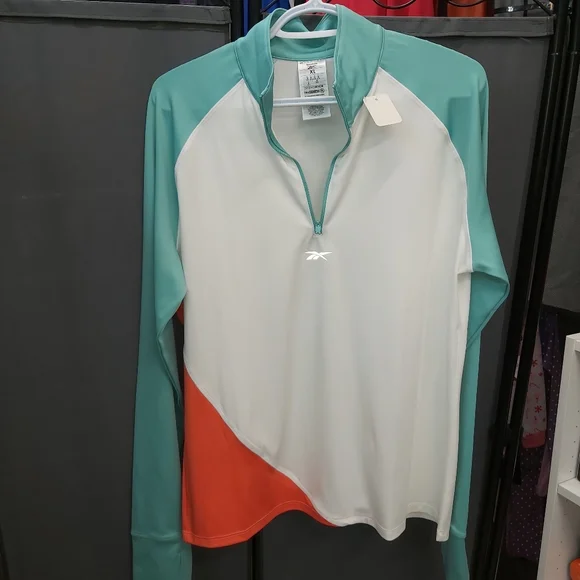 Reebok running 1/4 zip sweatshirt - Picture 5 of 13